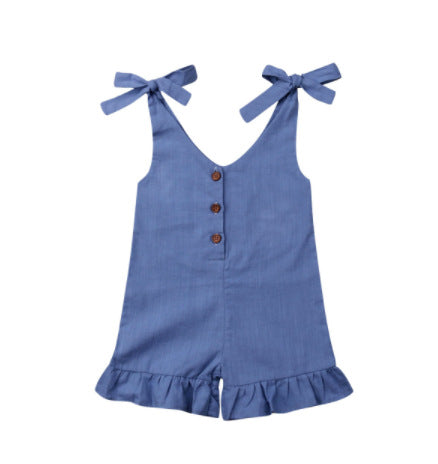 Pleated Sunsuit Jumpsuit Jumpsuit