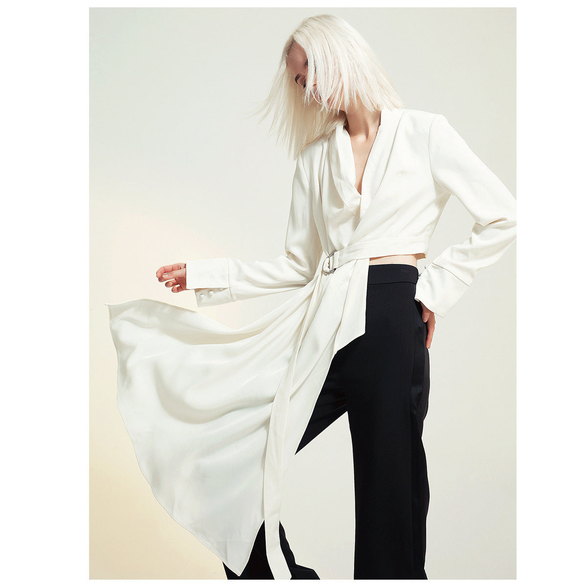 Tailored blazer jacket suit