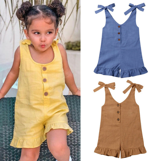 Pleated Sunsuit Jumpsuit Jumpsuit