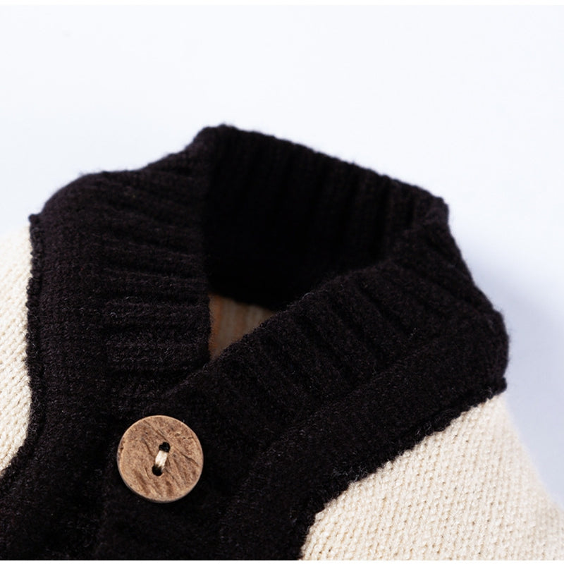 Warm Small Dog Sweater, Soft & Breathable Pet Knit Cardigan With Monster Pattern For Small Medium Dogs Boy Girl Puppy Cat, Fall Winter Dog Clothes For Indoor & Outdoor Wear