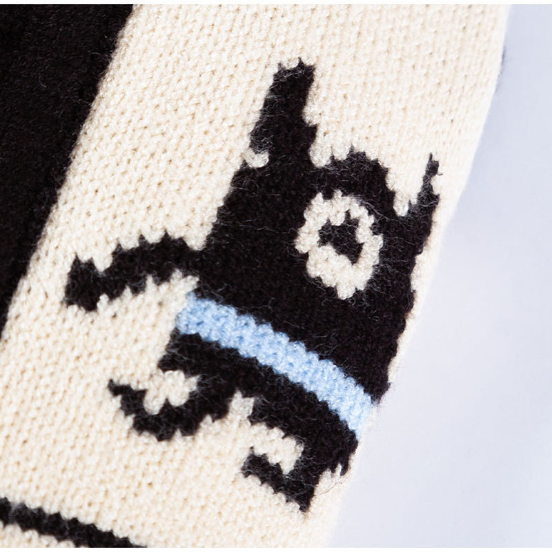 Warm Small Dog Sweater, Soft & Breathable Pet Knit Cardigan With Monster Pattern For Small Medium Dogs Boy Girl Puppy Cat, Fall Winter Dog Clothes For Indoor & Outdoor Wear