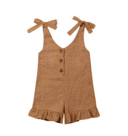 Pleated Sunsuit Jumpsuit Jumpsuit