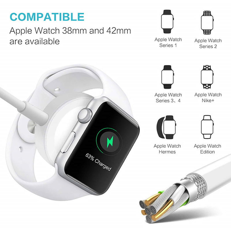 3-in-1 Wireless Charger & Quick Charger USB Cable